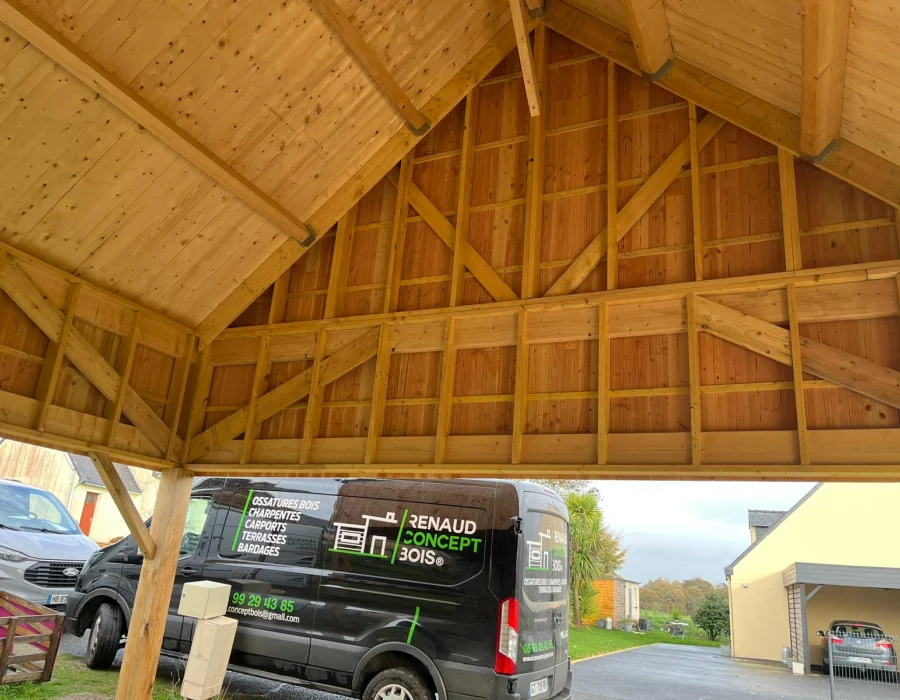 Extension bois à Concarneau
